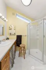 Bathroom off of Family Room