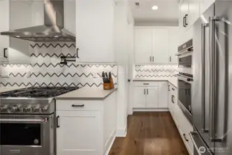 Kitchen Pantry Through the Door on left