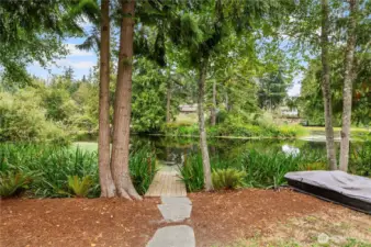 Located on Lost Lake with it's own private dock and boat. Stocked with fish annually.