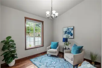 Room for another living space or dining room.