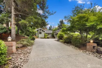 Home sits nicely away from the street