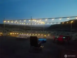 Gazebo at night