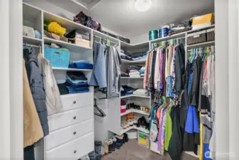 Master Walk-in Closet
