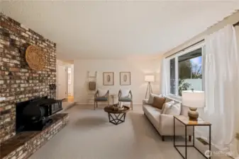 View from the second living space.