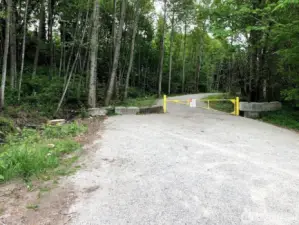 Gated access road (main St) maintained by City of Renton