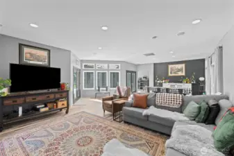 Living room through Dining room