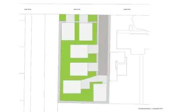 Conceptual drawing of 6 detached SFR’s