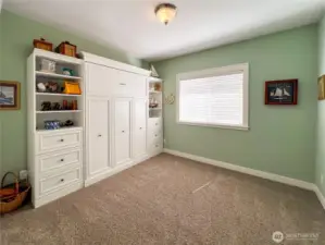 Third bedroom complete with murphy bed so you can use your imagination for other uses, maybe as an office or craft room.