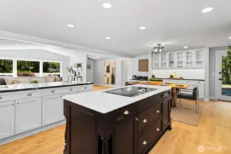 oversized open kitchen