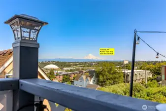Just look at your Mt Rainier view!