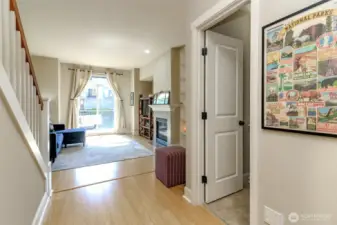 Easy care flooring and sliding glass doors to your western facing balcony!