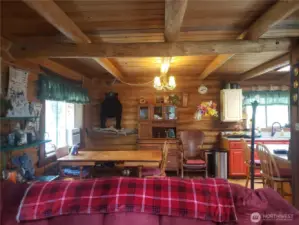 Photo from living room to dining room