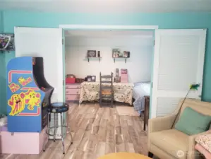 Lower bedroom - front entry