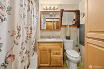 Full bathroom on main floor