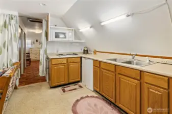 Upstairs kitchen