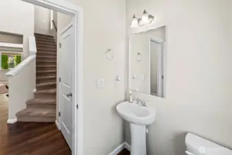 Main floor powder bath