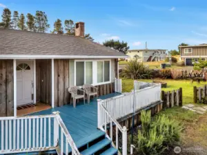Front door and porch