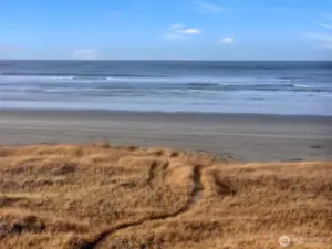 Beach access view