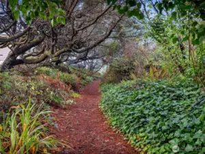 Private access to beach