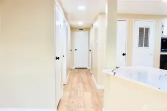 looking towards the bedrooms