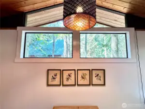 Lots of windows to bring in the natural light