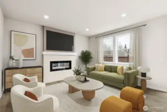 Another way to style your living space - virtually staged!