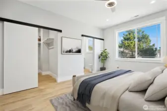 Virtually Staged Primary Bedroom