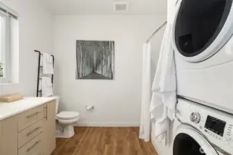 Enjoy the convenience of an in-unit washer and dryer for easy, everyday living.