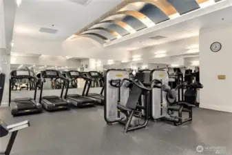 Updated gym very close to townhome