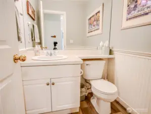 Half bath on main floor