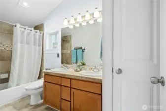 Second level full bathroom