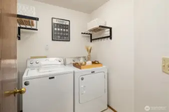 Main floor utility room