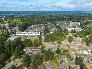 Great location next to Safeway and YMCA!