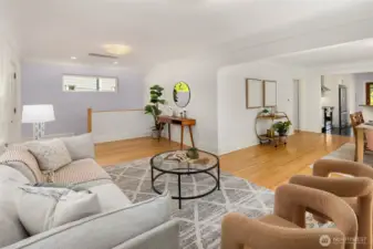 In floor radiant heat throughout the upper floor for quiet, dust free heating comfort. Whole house fan quietly cools and refreshes the home.