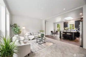 Great Room Concept  With 9 Ft Ceilings !!!!