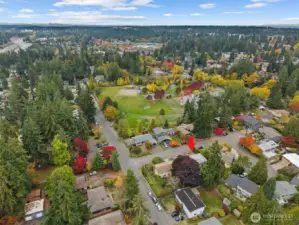 Cromwell Park 1 block away, perfect for taking evening walks with your dog, running around with the family or enjoying the peace and quiet.  I5 is close, but not too close for an easy commute to and from this amazing home