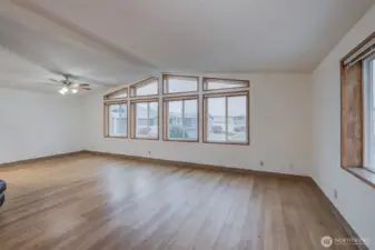 Lots of natural light & vaulted ceilings.