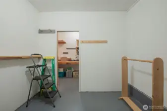 Extra storage room.