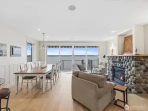 STUNNING sound views, custom window treatments