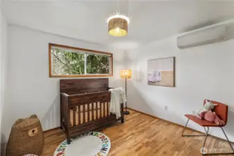 The perfect bedroom for an office, nursery, or guest room.