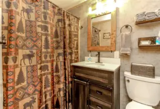 Full bath on main floor