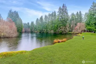 Lake across the street!