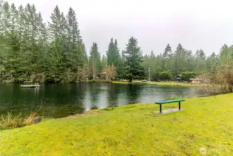 Lake across the street!