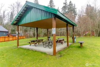 Community covered BBQ/picnic area