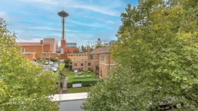 Space Needle and Seattle Center in your back yard