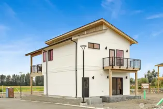 Photos are an example of builder's finished product. Home has not been built yet.