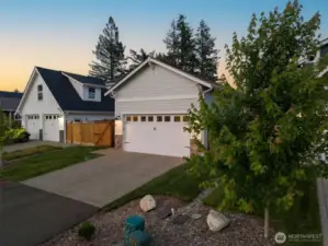 Drive right into your generous 2-car garage with plenty of room for overhead storage!