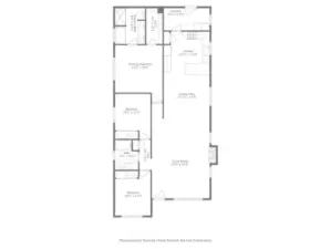 Open kitchen /great room and the guest rooms separated from the primary are the stars in this one-level beauty!