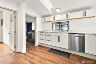 Kitchen and main floor BR entrance