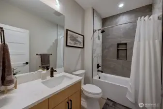 Full Guest bath on main level